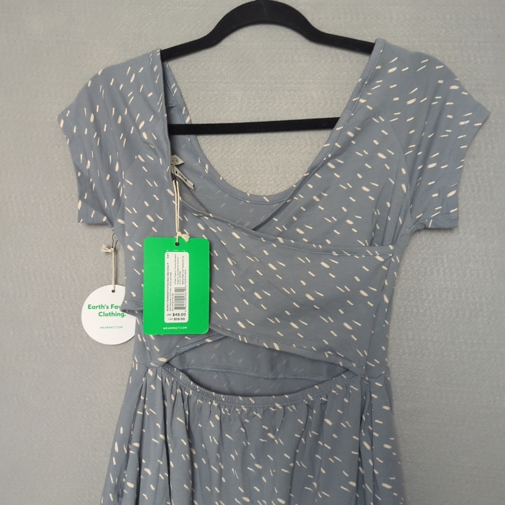 NWT PACT Fit N Flare Dress M